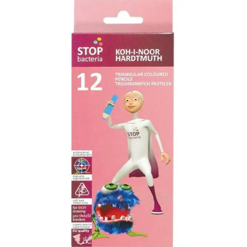 imagen de ICO: Koh-I-Noor Stop Bacteria 12 unidades lápiz de colores 1