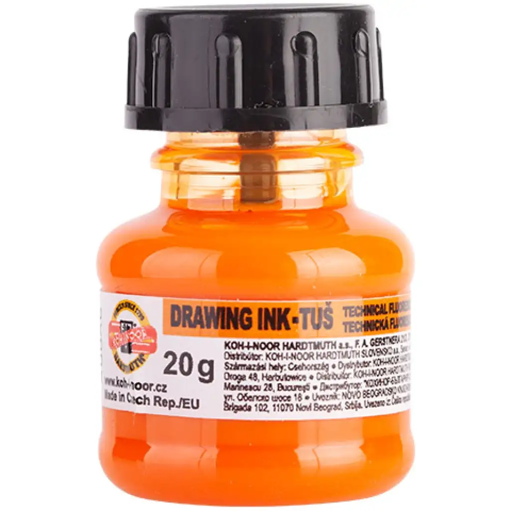 imagen de ICO: Koh-I-Noor V0141790102LP tinta de tinta neón naranja 20 gramos 1