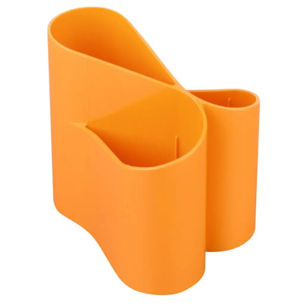 imagen de ICO: Lápiz naranja diseñado con forma 1