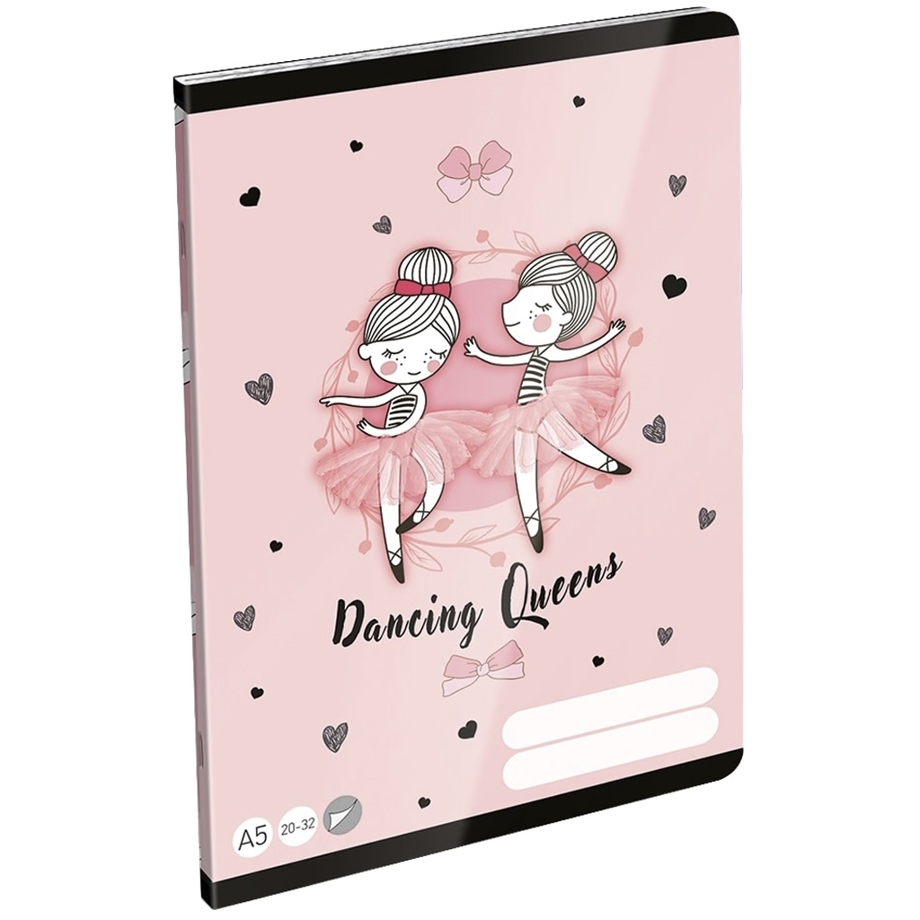 imagen de ICO: LizzySuli Lovely Ballerina Tiny Dancer cuaderno liso A/5 20-32 1