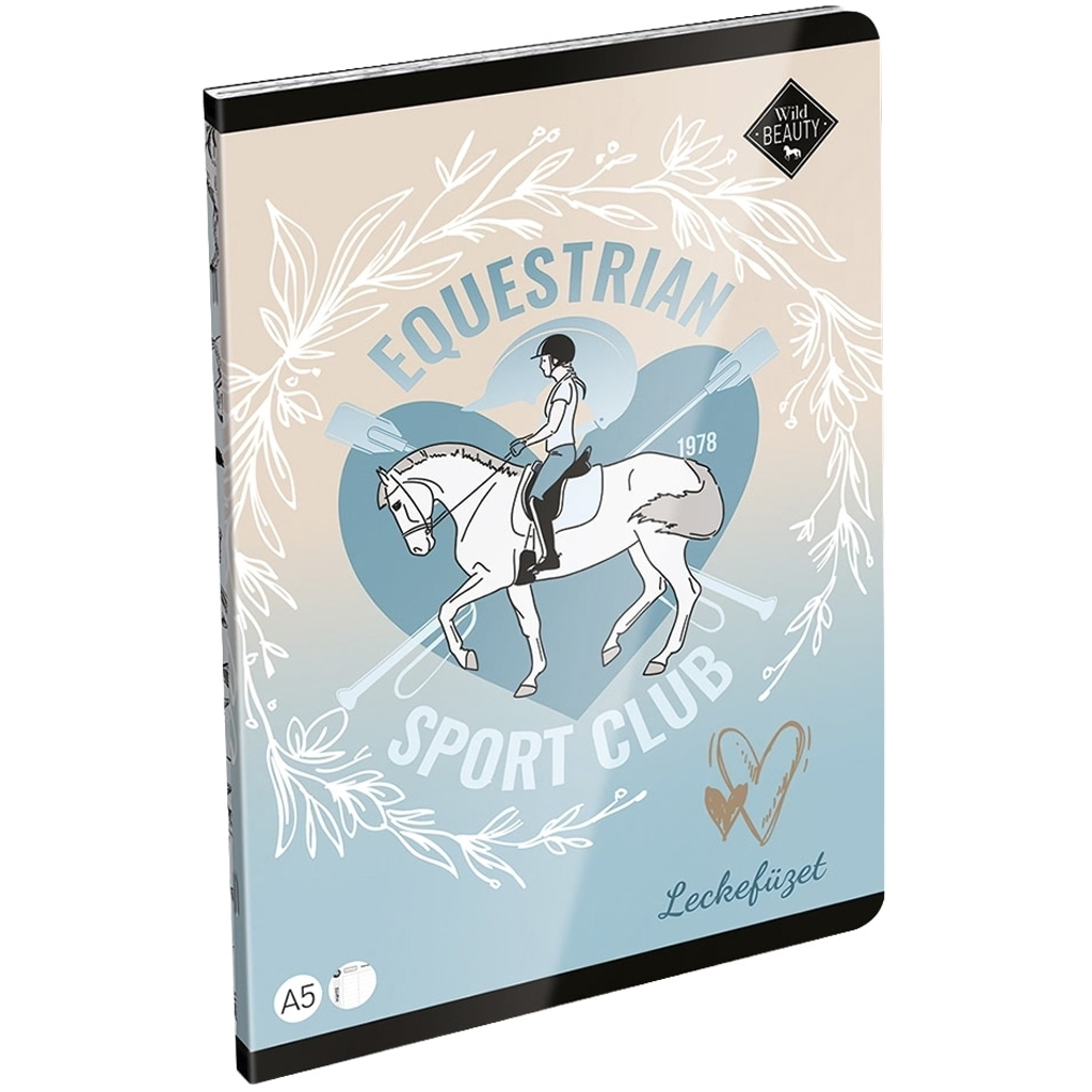 imagen de ICO: LizzySuli Wild Beauty Sport Club cuaderno A/5 de 40 hojas 1