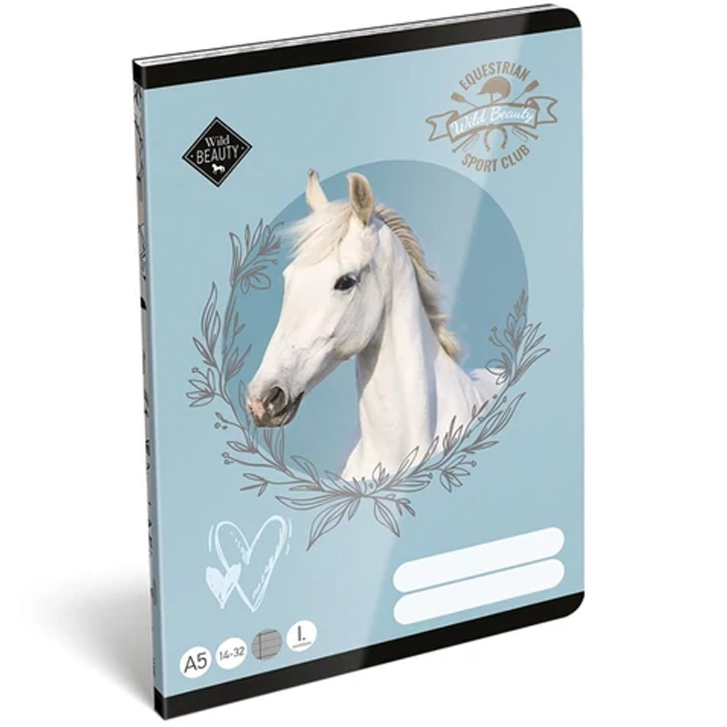 imagen de ICO: Lizzysuli Wild Beauty Sport Club cuaderno de líneas de 1er grado 1