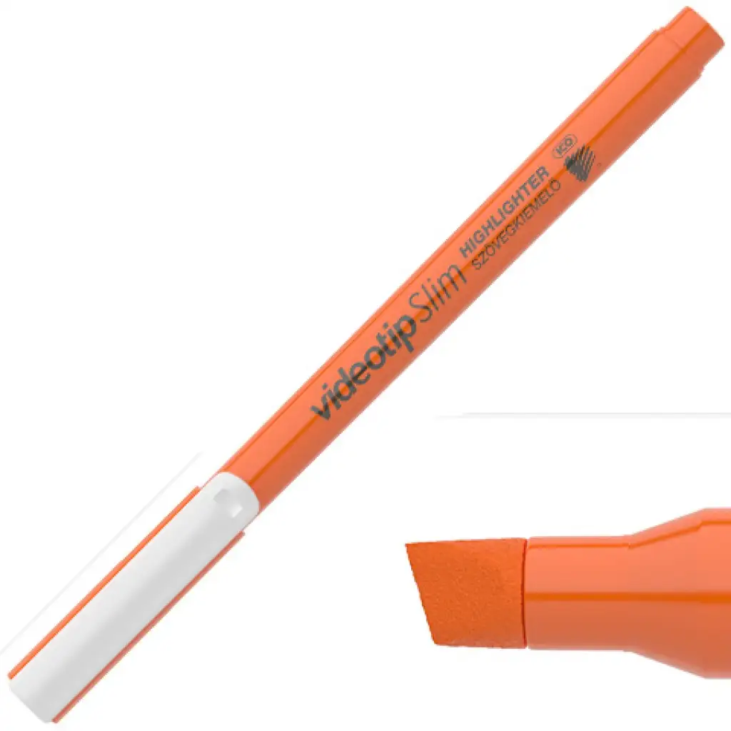 imagen de ICO: Marcador de texto Slim naranja 1