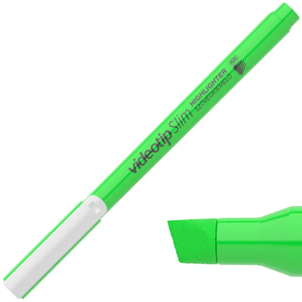 imagen de ICO: Marcador de texto Slim verde 1