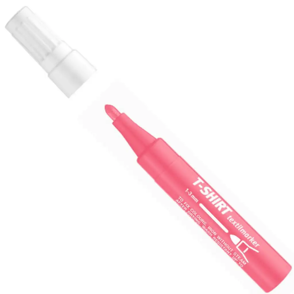 imagen de Ico: Marcador textil fluor rosa 1