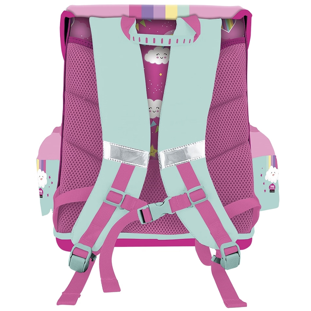 imagen de ICO: Mochila ergonómica Lizzysuli Prémium Lollipopp Rainbow, mochila 39x35x24 cm 2