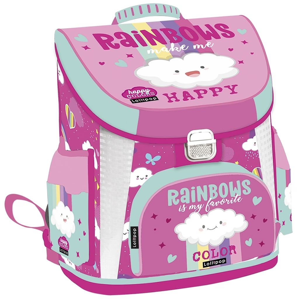 imagen de ICO: Mochila ergonómica Lizzysuli Prémium Lollipopp Rainbow, mochila 39x35x24 cm 1