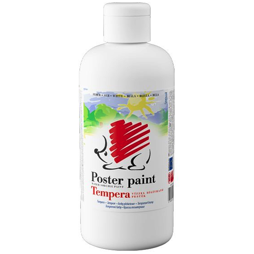 imagen de ICO: Pincel de tempera blanca 500ml 1