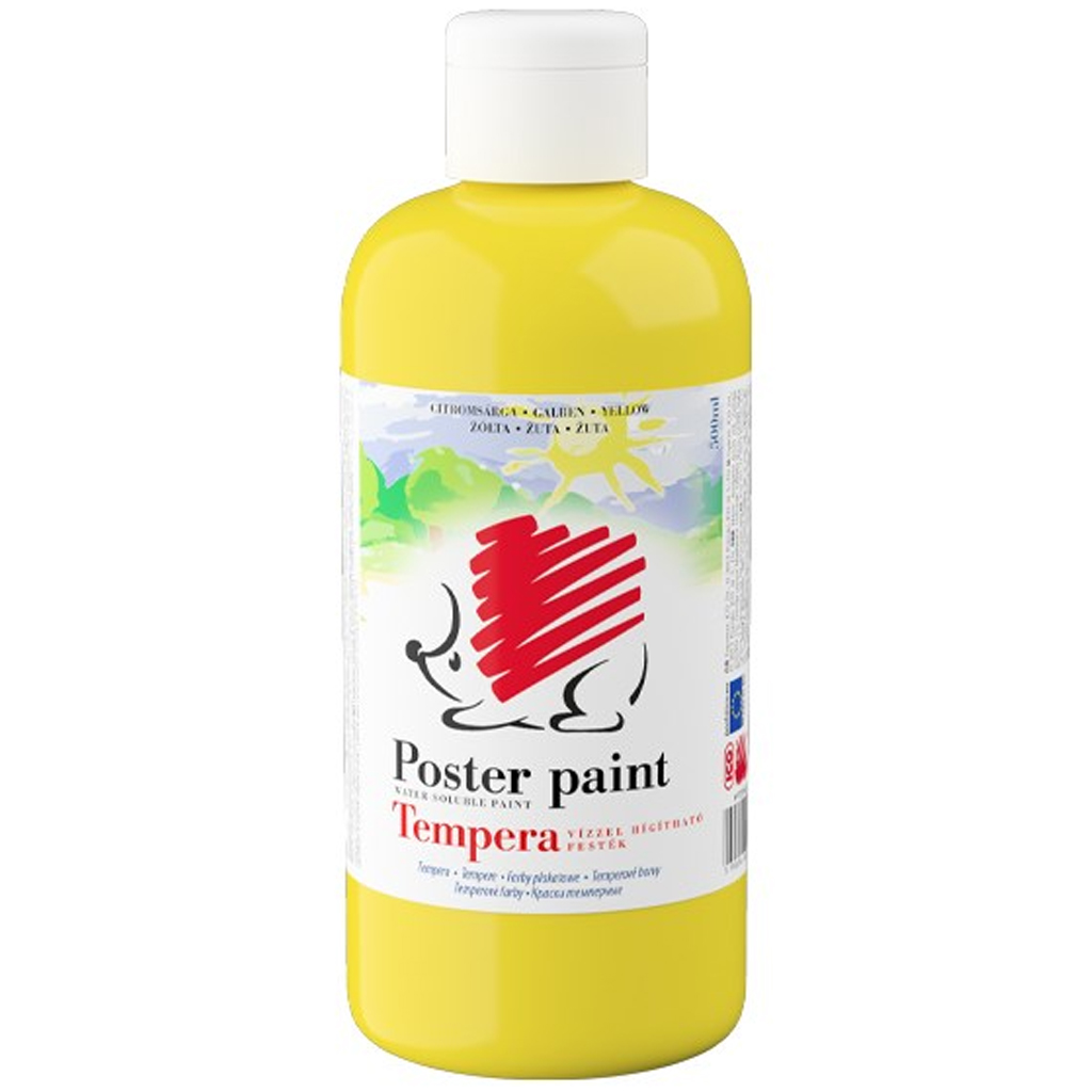 imagen de ICO: Pincushion tempera color amarillo limón 500ml 1