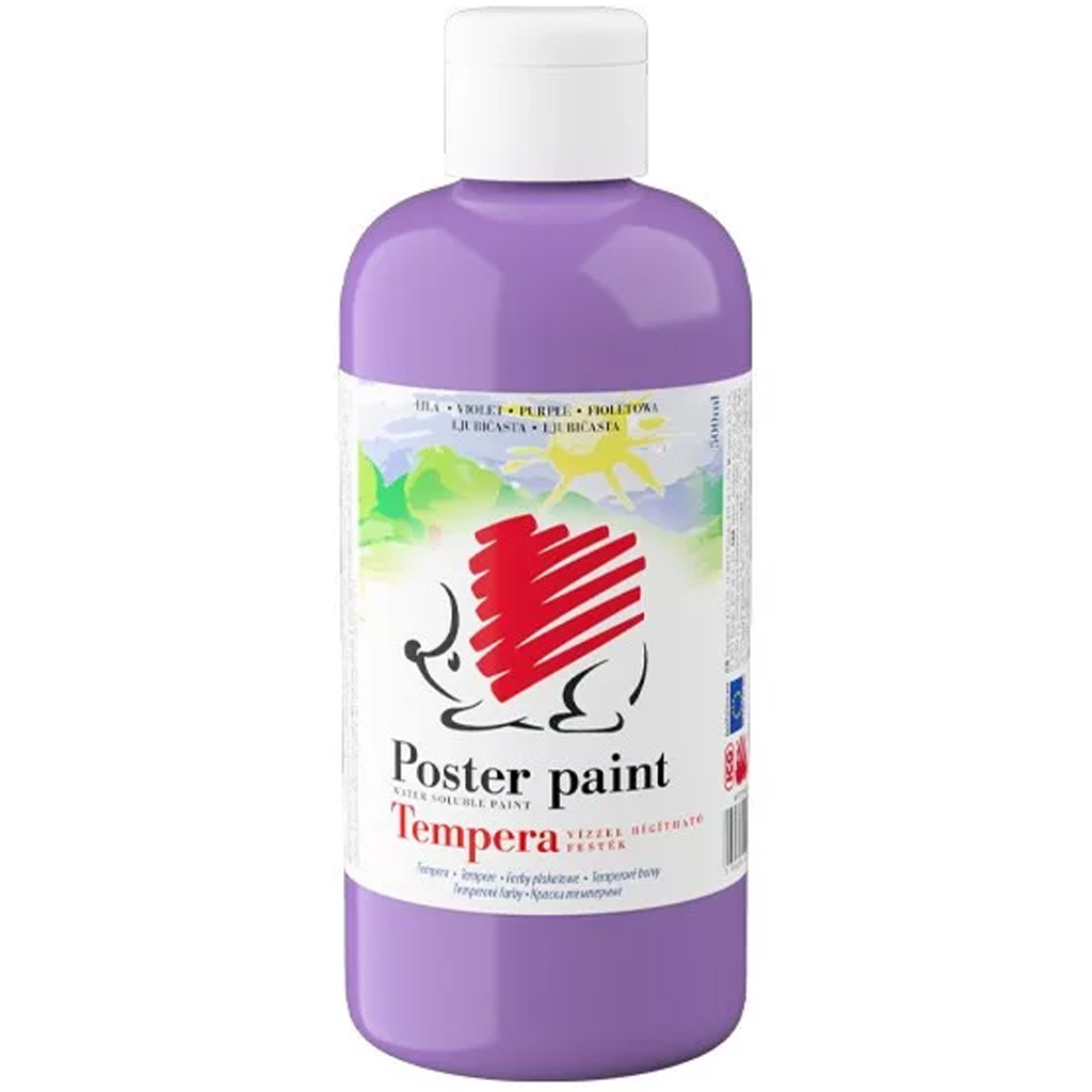 imagen de ICO: Pintura tempera púrpura 500ml 1
