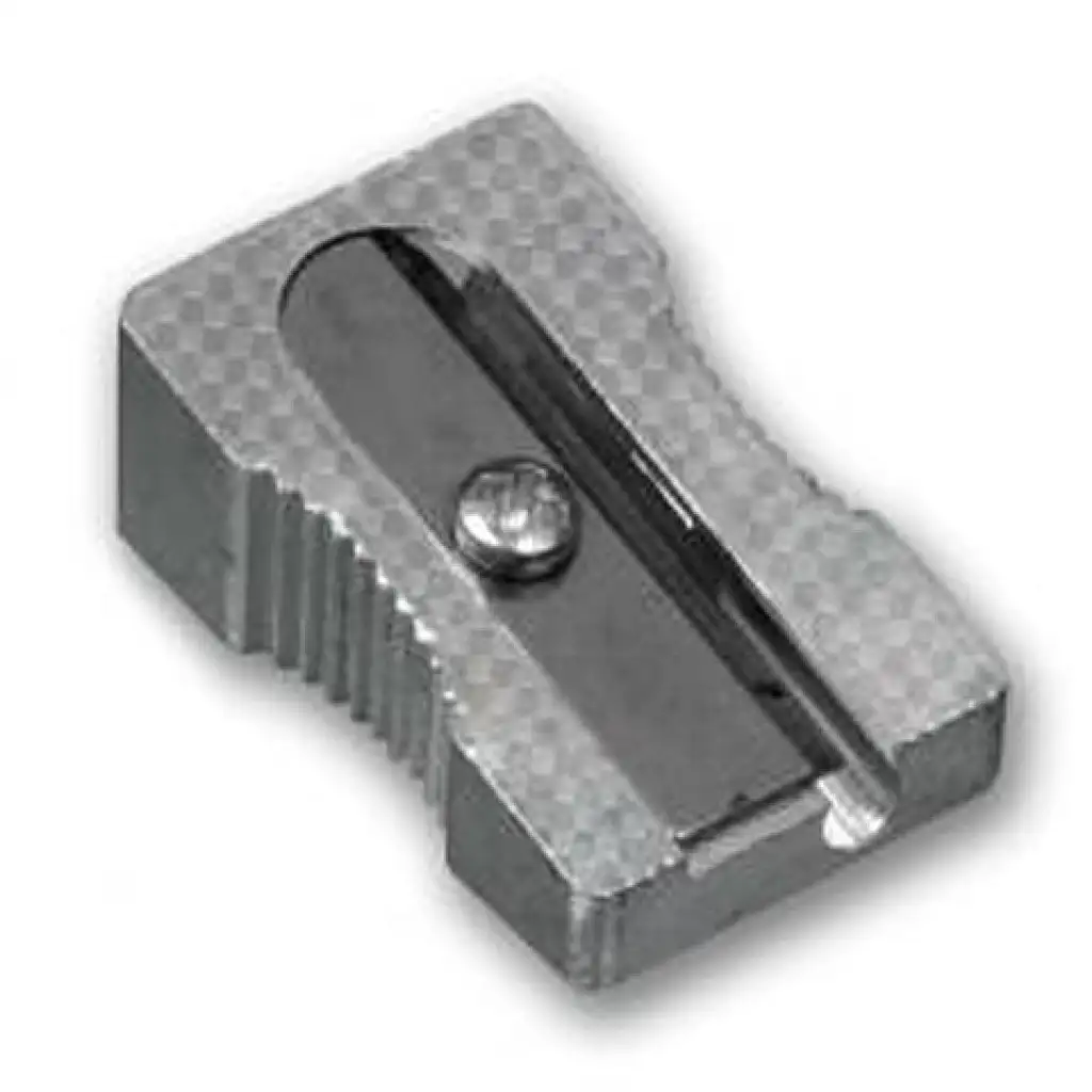 imagen de ICO: Sacapuntas de metal con un agujero inclinado 1