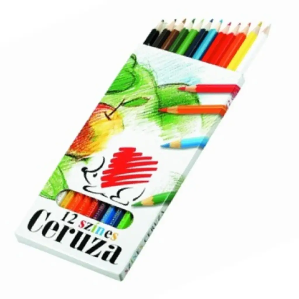 imagen de ICO: SET DE LÁPICES DE COLORES DE 12 PIEZAS 1