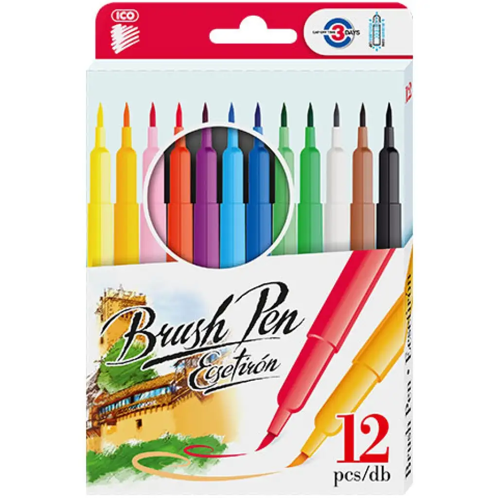 imagen de ICO: Set de rotuladores Brush Pen de 12 unidades 1