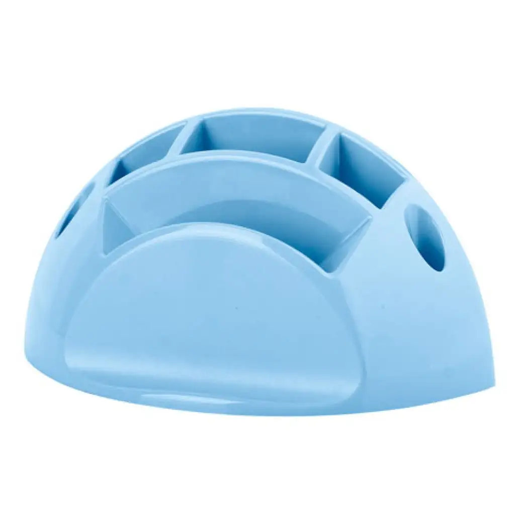imagen de ICO: Soporte de escritorio azul claro para material de escritura 2