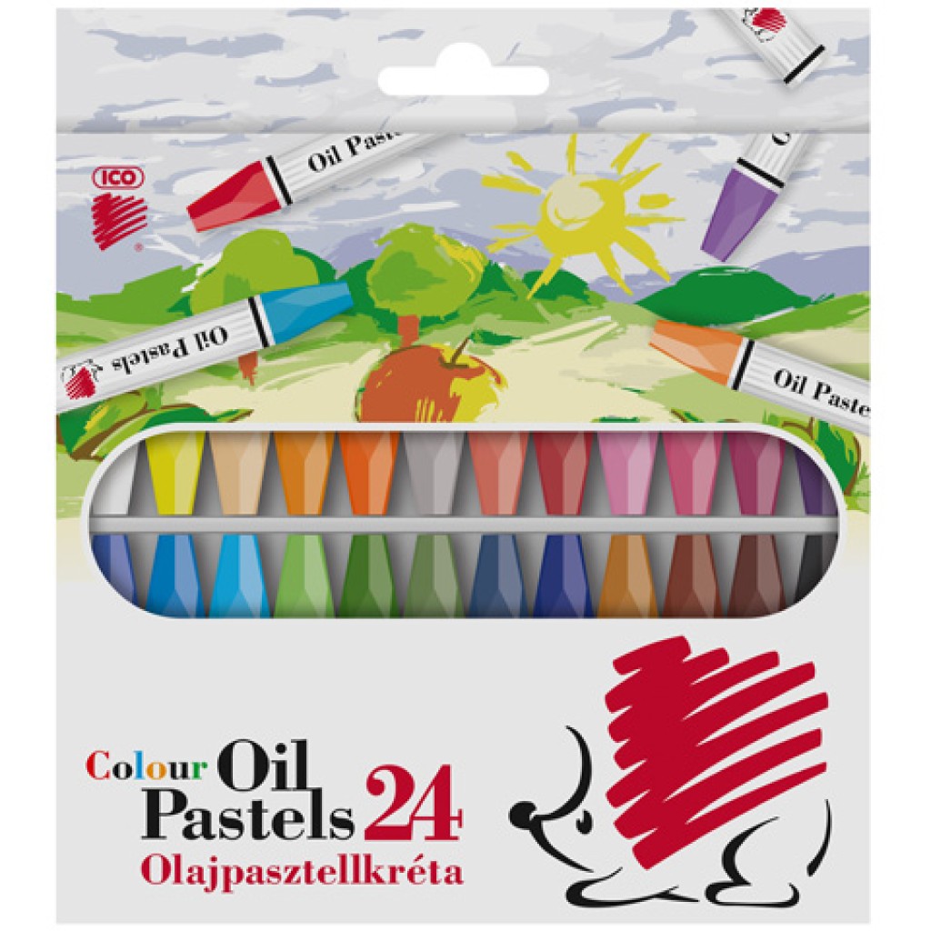 imagen de ICO: SÜNI Crayones de aceite 24 unidades 1