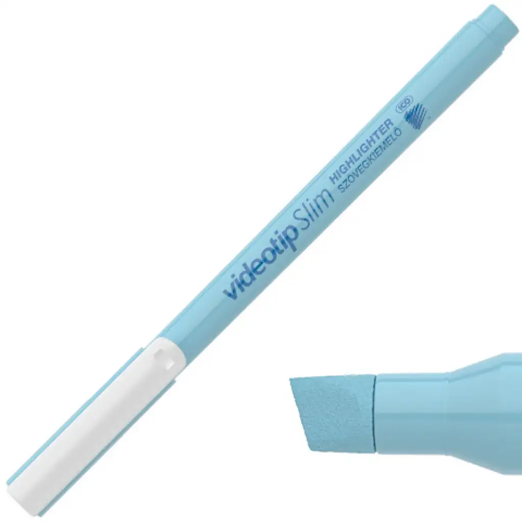 imagen de ICO: Videotip Slim resaltador de texto azul pastel 1