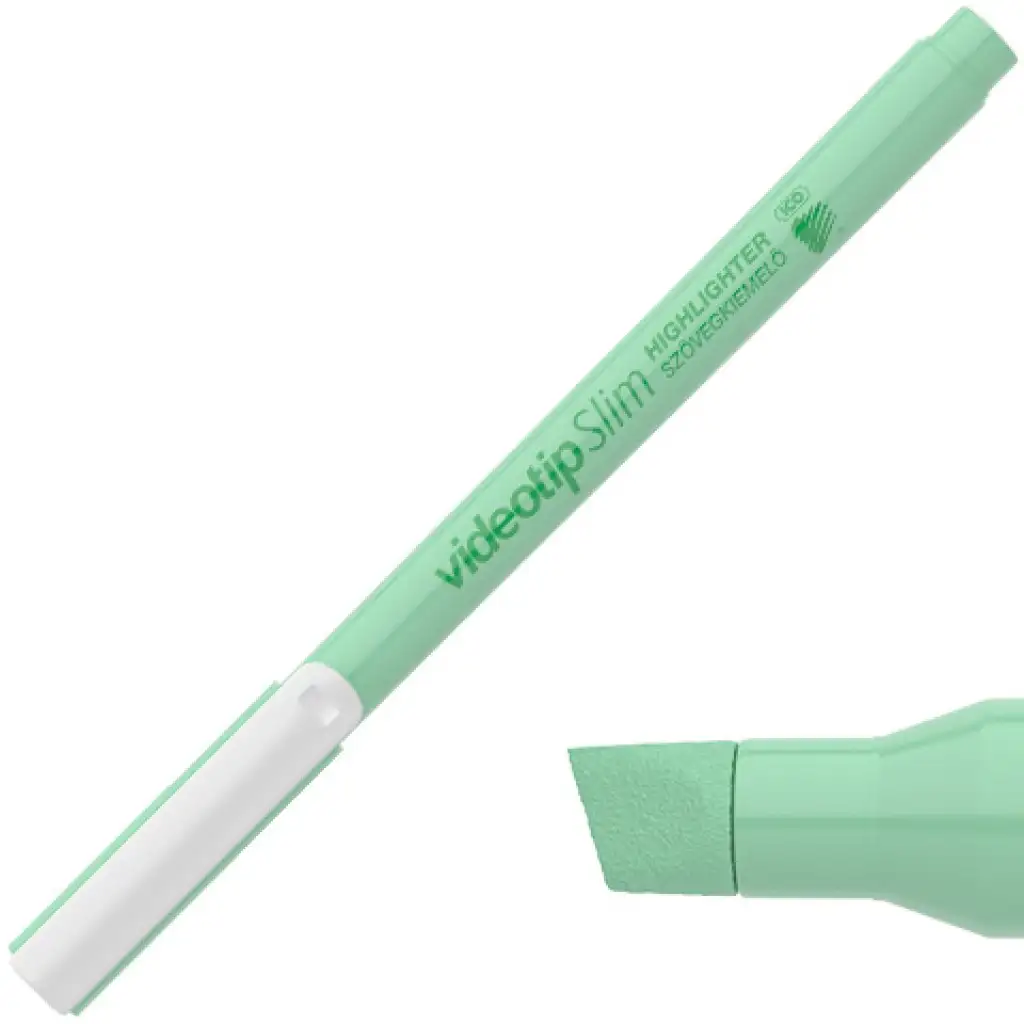 imagen de ICO: Videotip Slim resaltador pastel verde 1