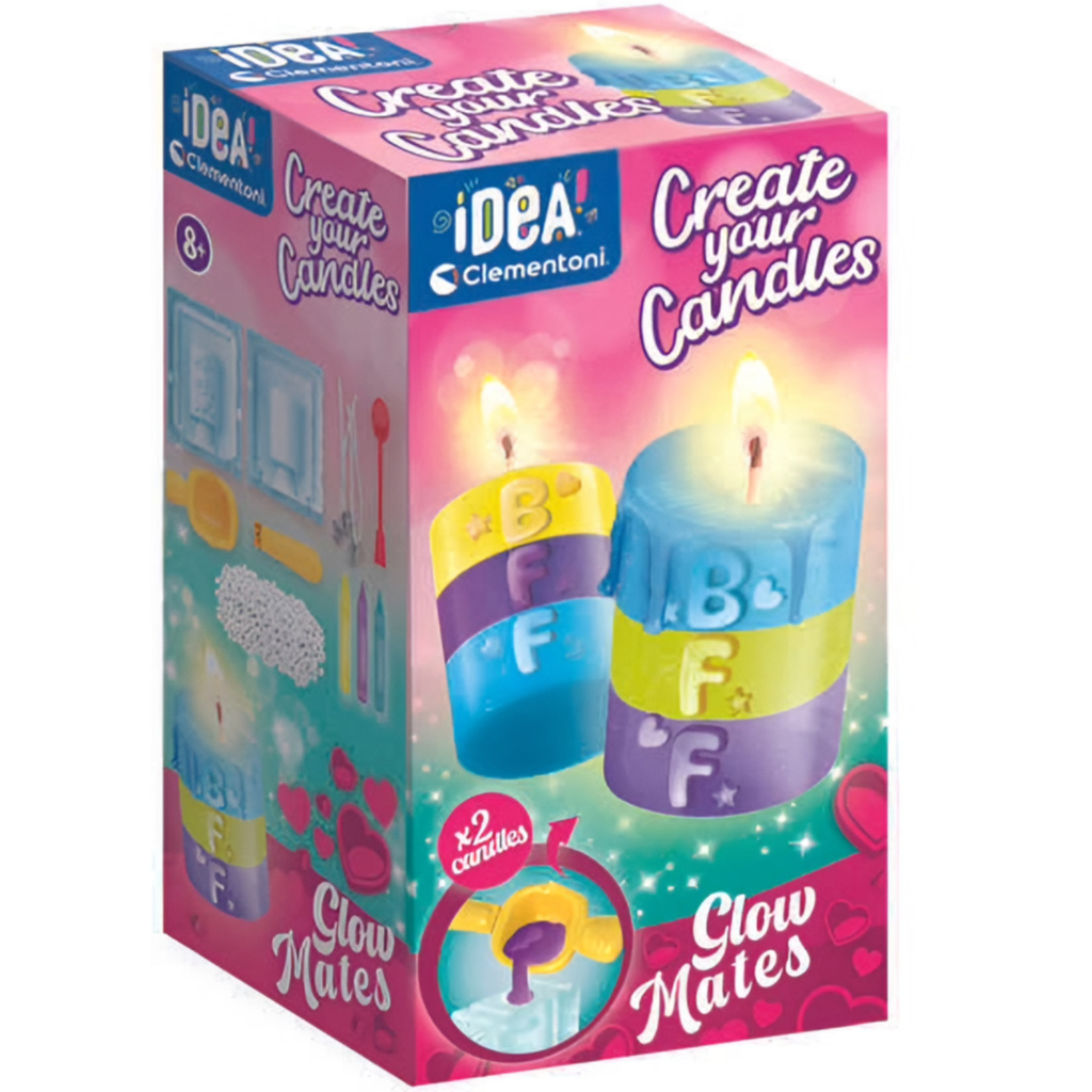 imagen de ¡Idea! BFF Mejores amigos kit creativo para hacer velas - Clementoni 1