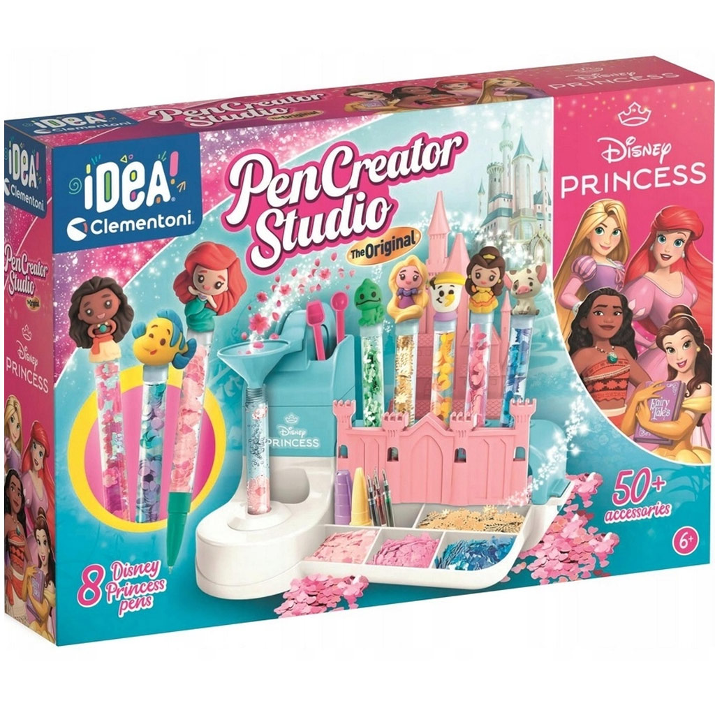 imagen de ¡Idea! Estudio de creación de bolígrafos de Princesas Disney - Clementoni 1