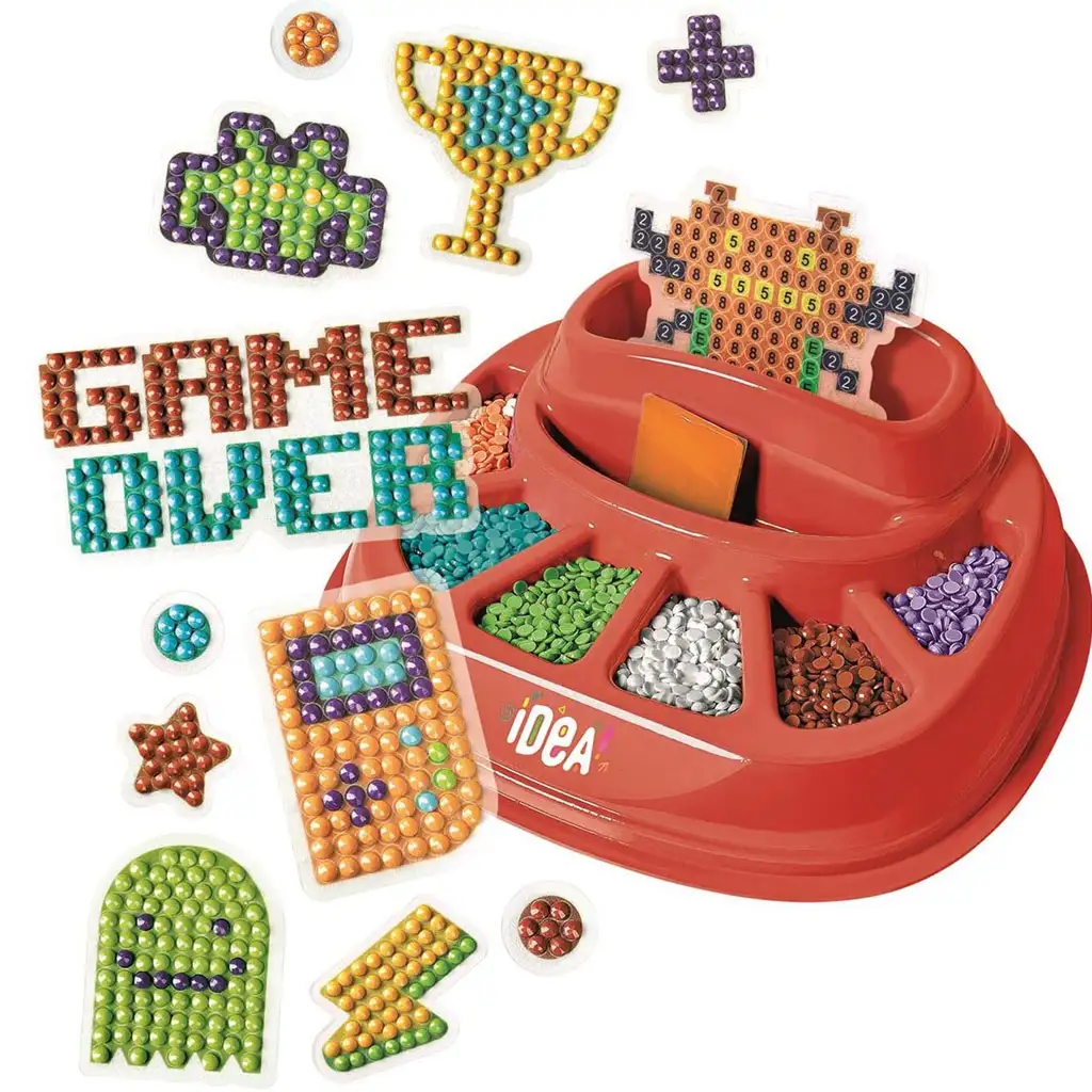 imagen de ¡Idea! Juego Iconos creador de imágenes de strass - Clementoni 2