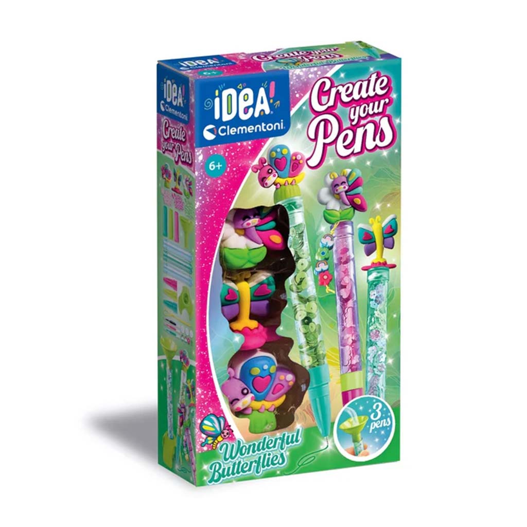 imagen de ¡Idea! Mini set de creación de bolígrafos de dulces - Clementoni 1