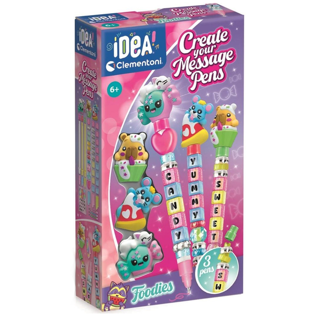 imagen de Idea! Set de creación de bolígrafos de comida - Clementoni 1