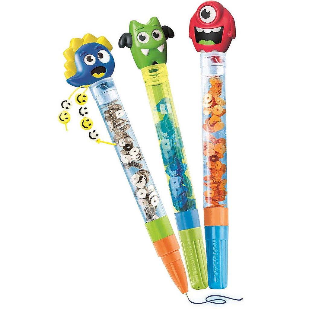 imagen de ¡Idea! Set de creación de bolígrafos monstruosos - Clementoni 2