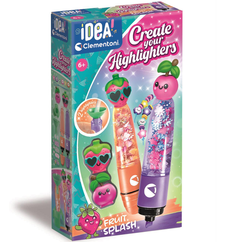 imagen de ¡Idea! Set de creación de marcadores de texto de frutas - Clementoni 1