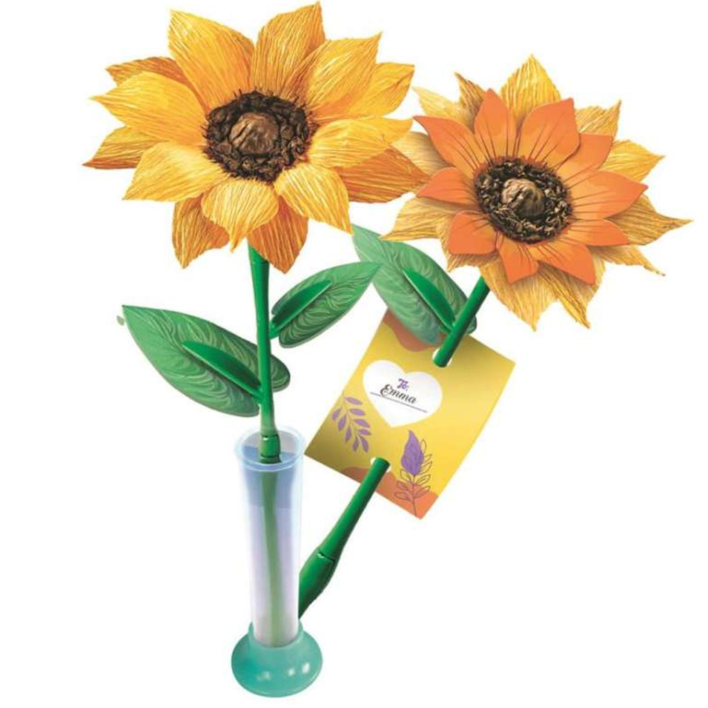 imagen de ¡Idea! Set mini de creación de flores girasol - Clementoni 2