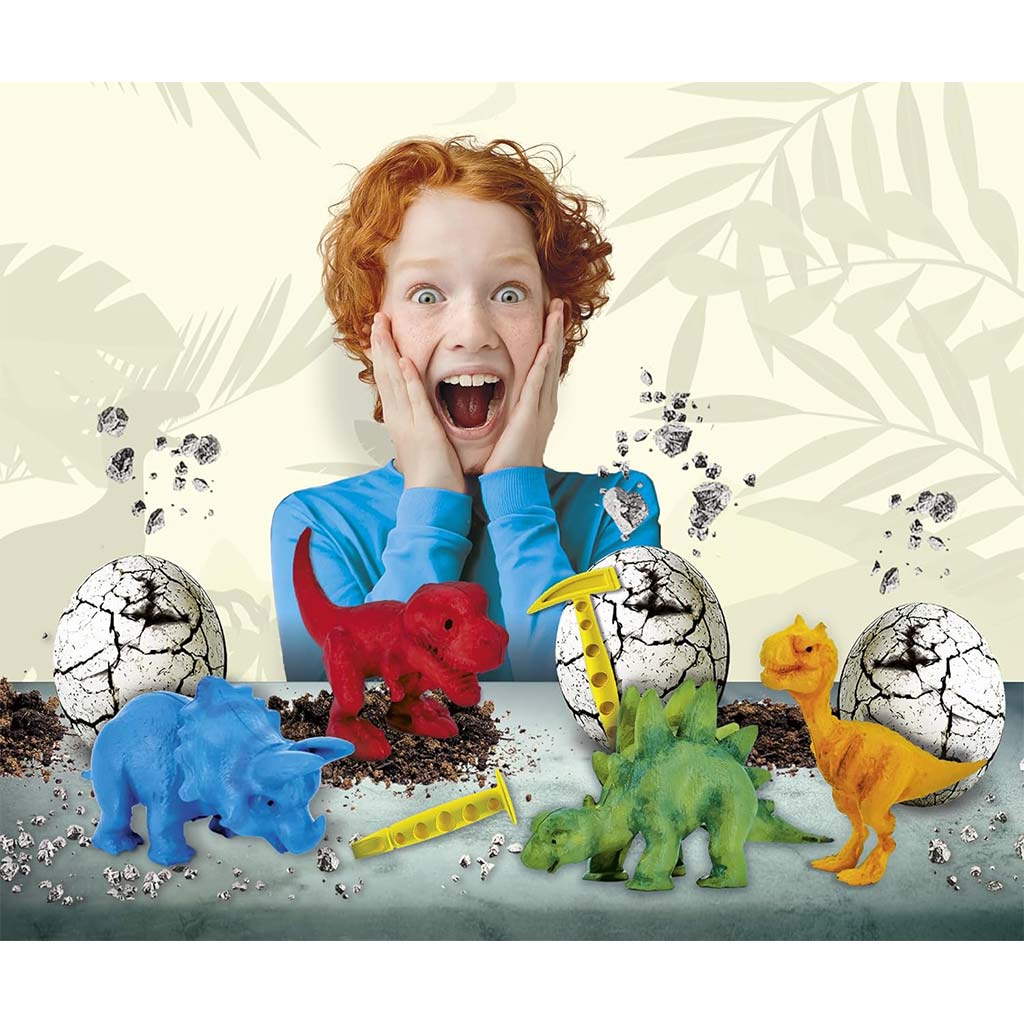 imagen de I'm Genius Dinosaur World colección de sorpresas dinosaurios en huevo - Lisciani 2