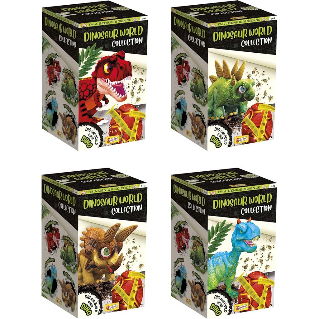 imagen de I'm Genius Dinosaur World colección de sorpresas dinosaurios en huevo - Lisciani 1