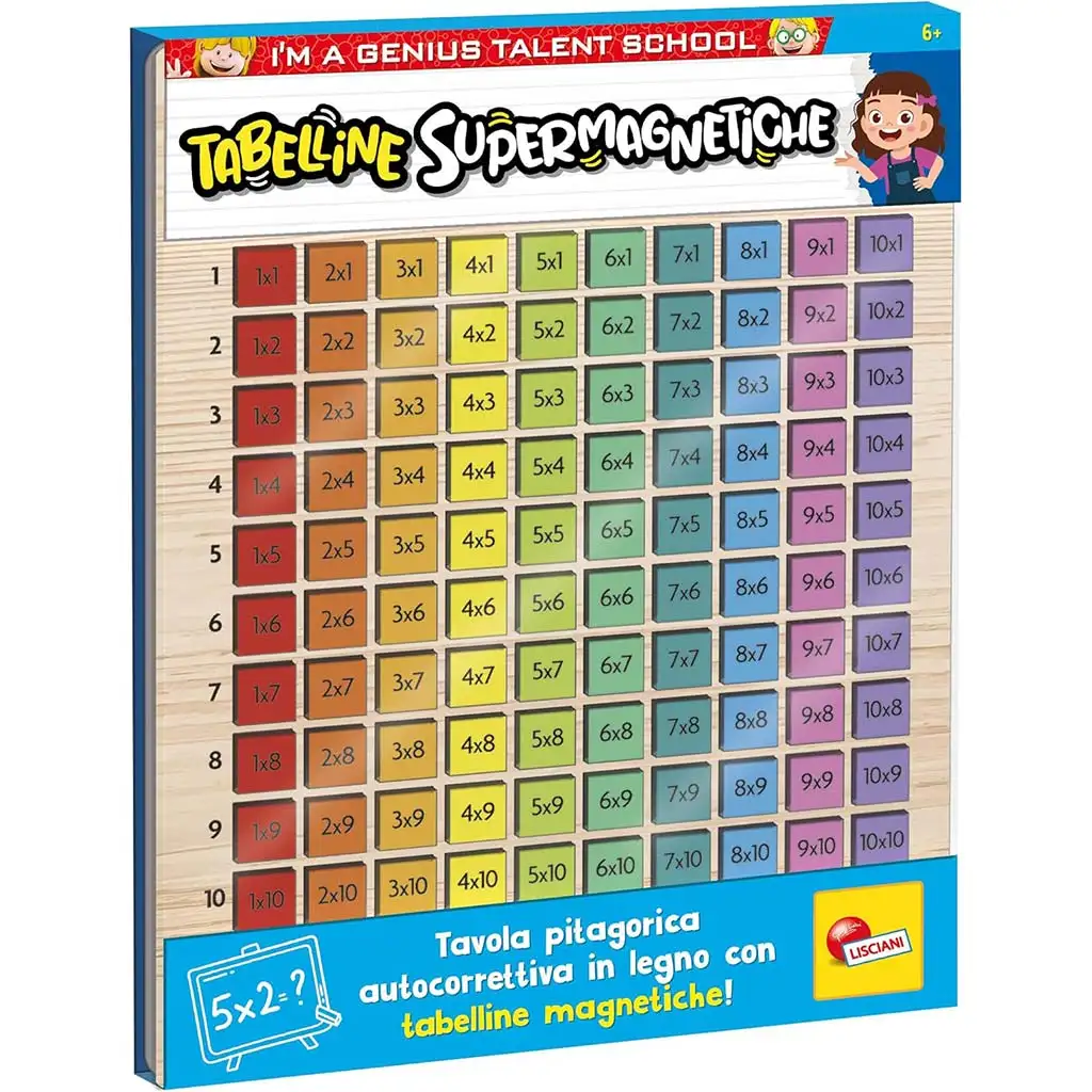 imagen de I'm Genius Tabla de multiplicar magnética - Lisciani 1