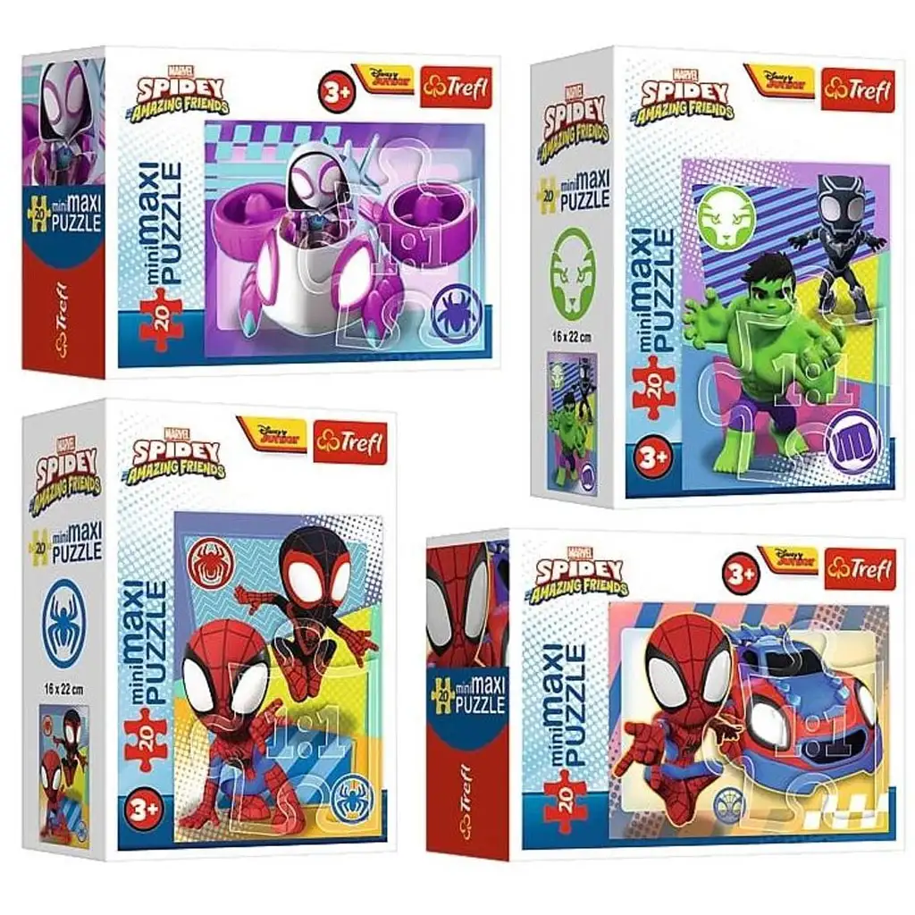 imagen de Increíble Spider-Man rompecabezas MiniMaxi de 20 piezas en varias versiones - Trefl 1
