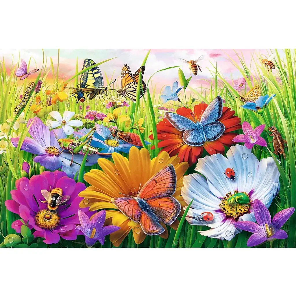imagen de Insectos en el prado Easy Piece puzzle de 300 piezas - Trefl 2