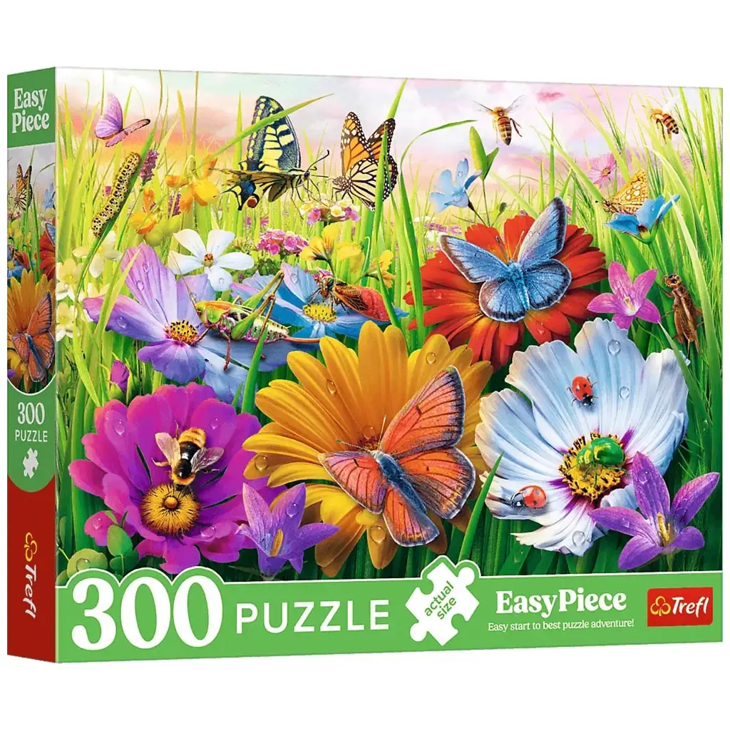 imagen de Insectos en el prado Easy Piece puzzle de 300 piezas - Trefl 1