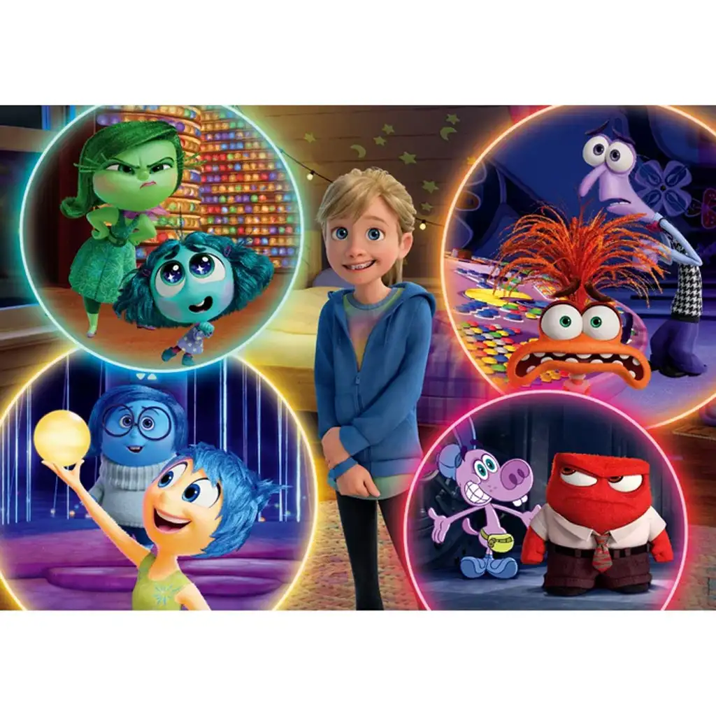 imagen de Inside Out 2 el ciclo de las emociones puzzle de 104 piezas - Clementoni 2