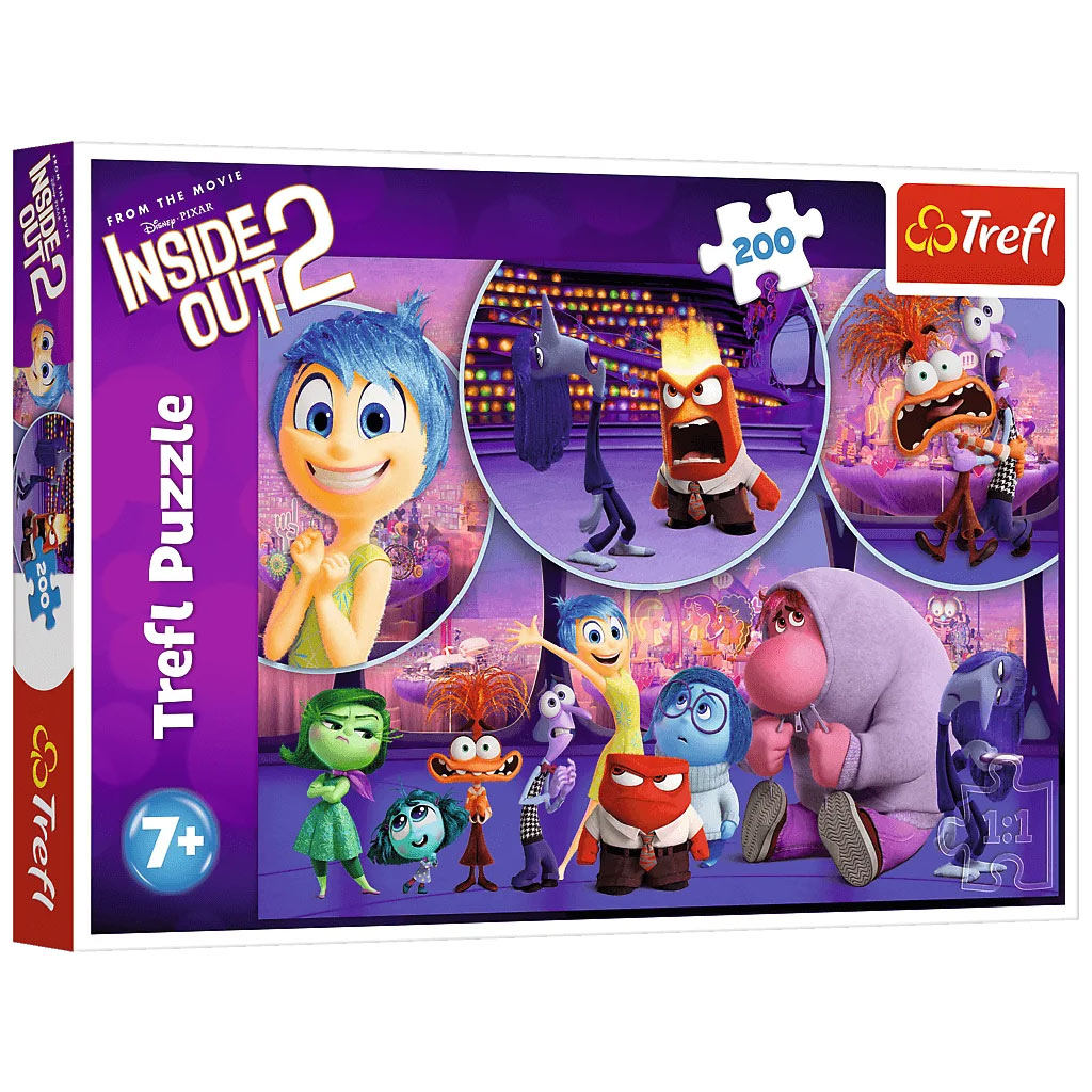 imagen de Inside Out 2 emociones 200 piezas puzzle - Trefl 1