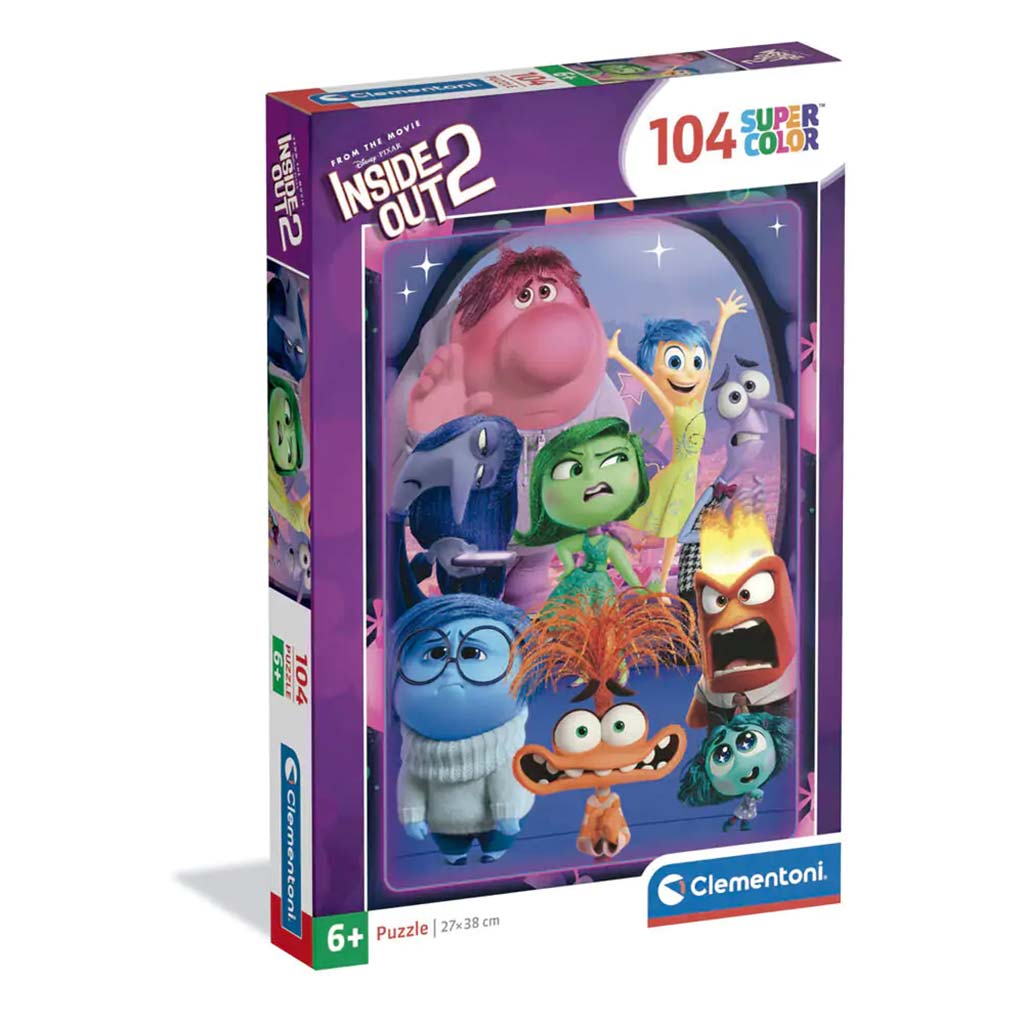 imagen de Inside Out 2 Personajes Furi rompecabezas de 104 piezas SuperColor - Clementoni 1