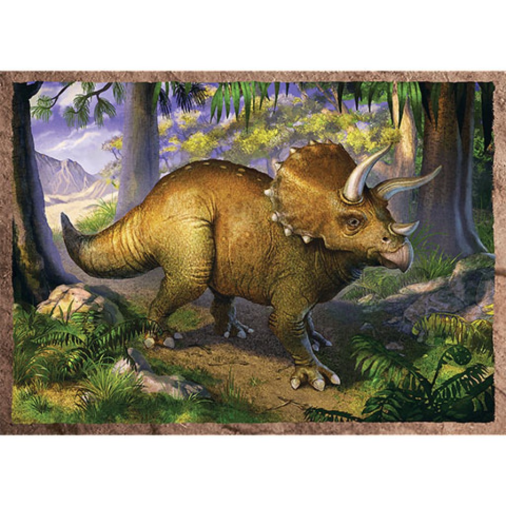 imagen de Interesantes dinosaurios 4 en 1 puzzle - Trefl 3
