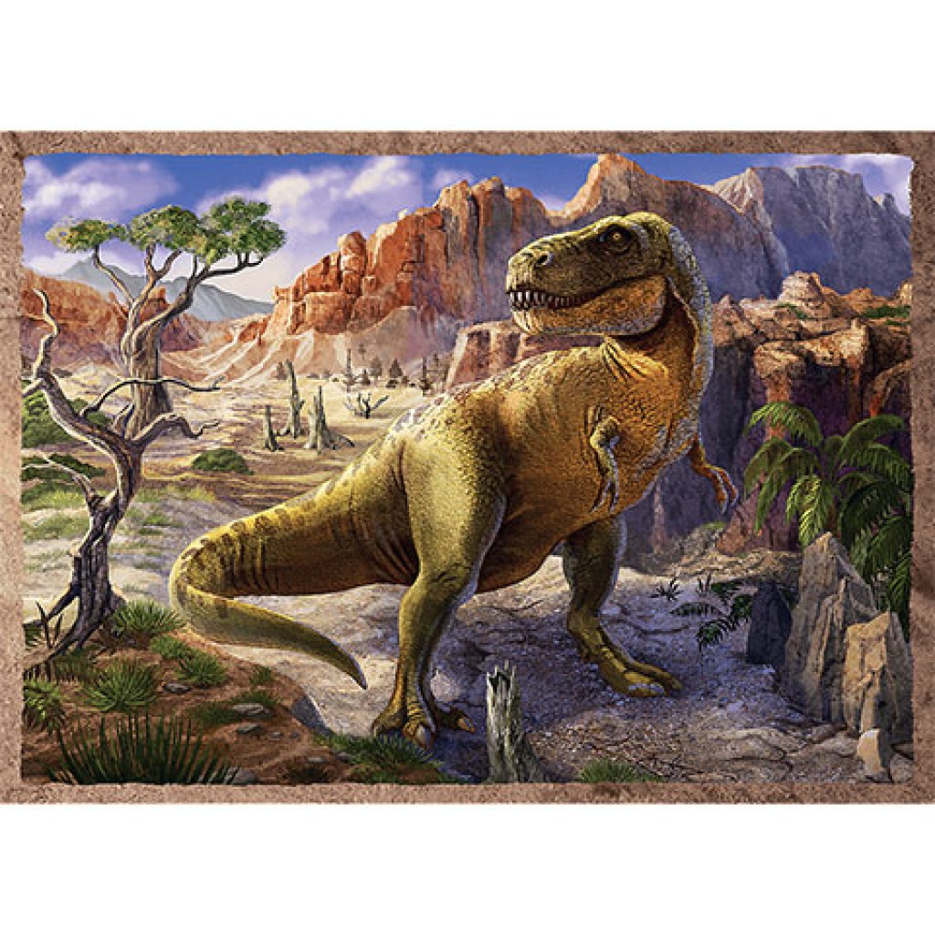 imagen de Interesantes dinosaurios 4 en 1 puzzle - Trefl 5