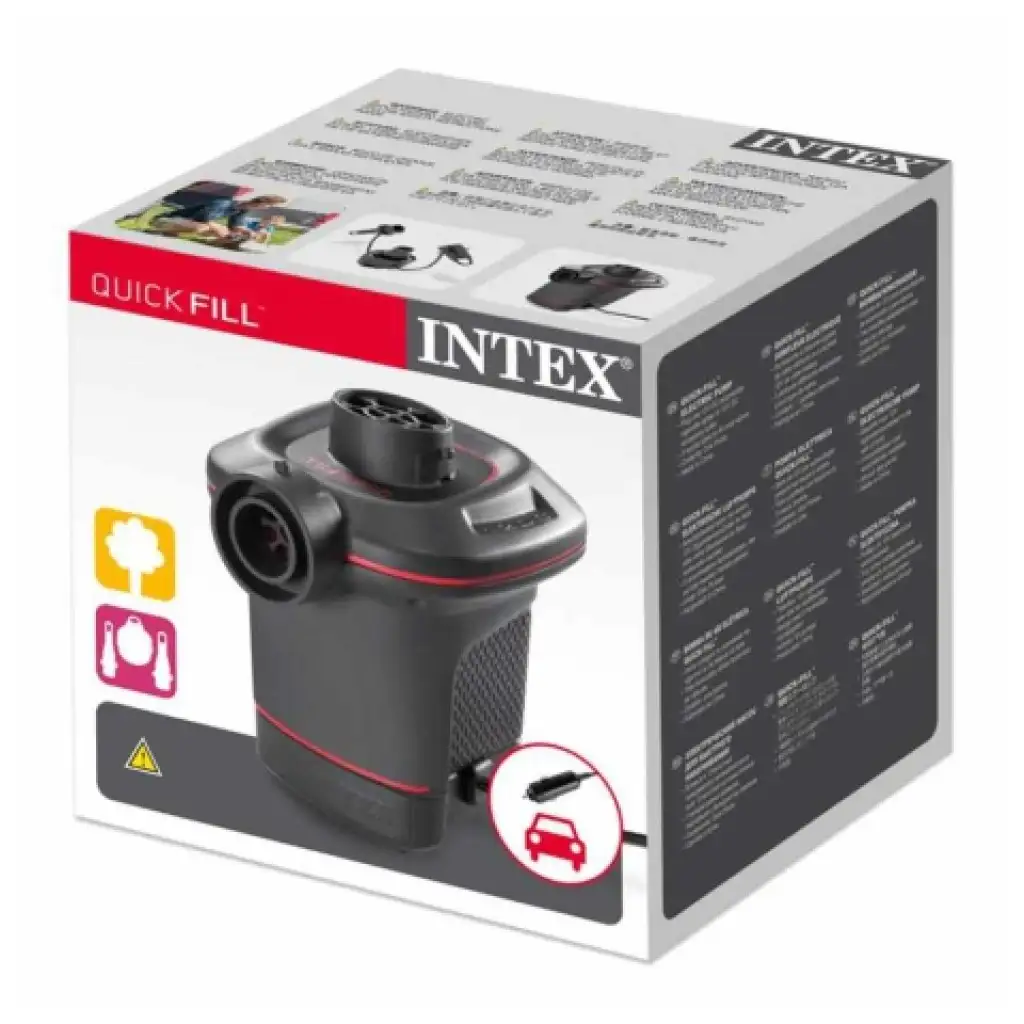 imagen de Intex: Bomba de llenado rápido de 12V conectable a la red 2