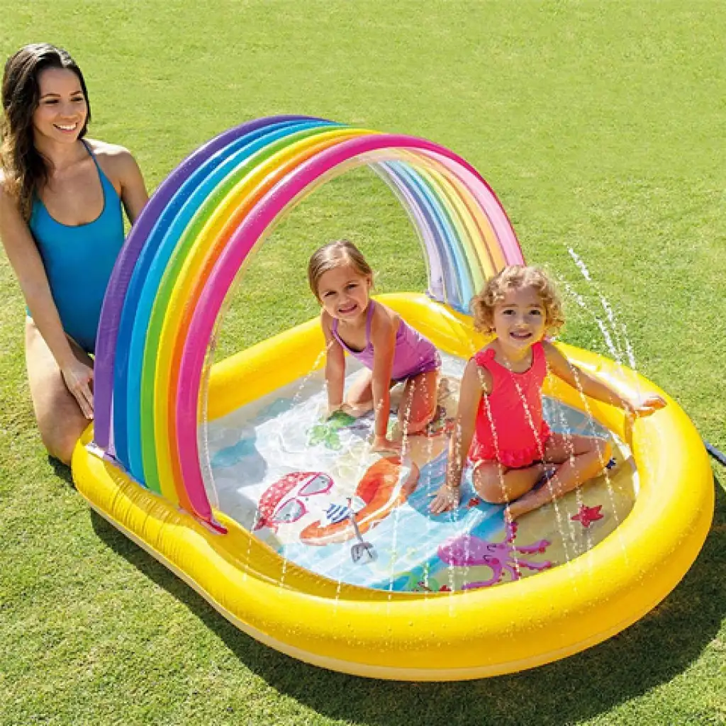imagen de Intex: Piscina rociadora arcoíris 147x130x86cm 3