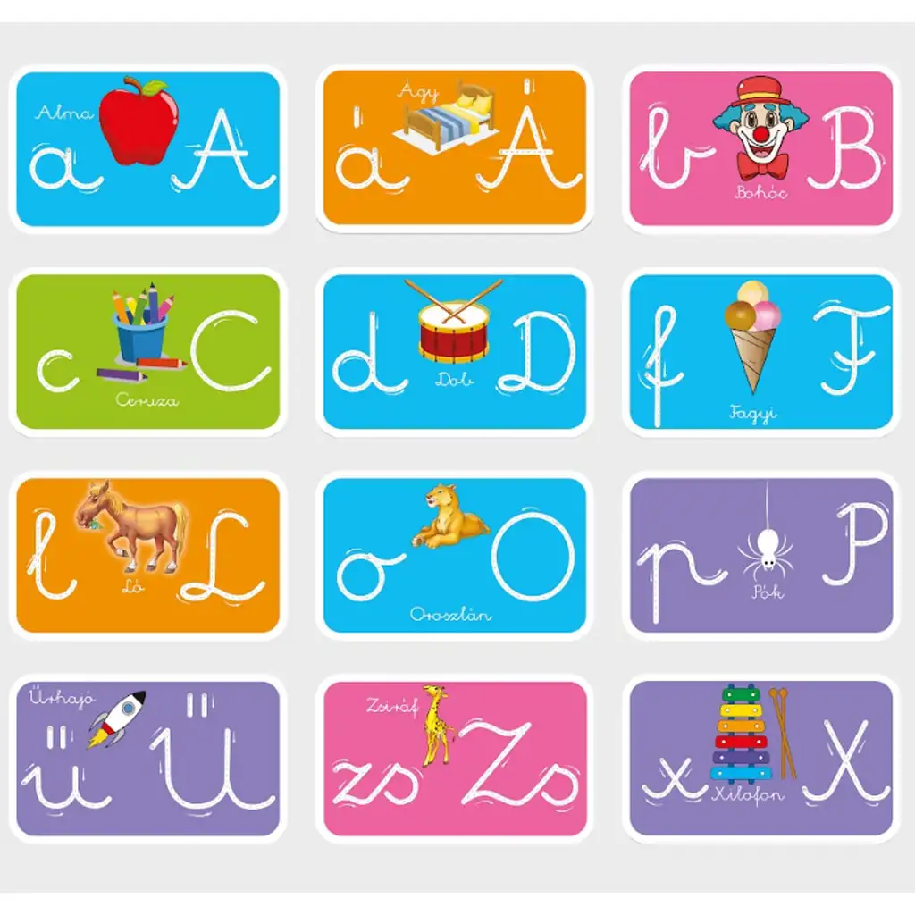 imagen de Introducción a las letras – Tarjetas de desarrollo para la preparación escolar de 5 a 7 años 2