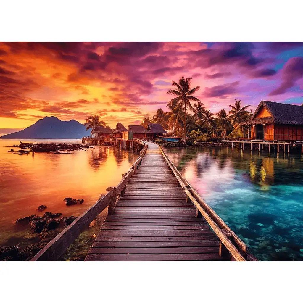 imagen de Isla del Paraíso puzzle de 1000 piezas – Trefl 2