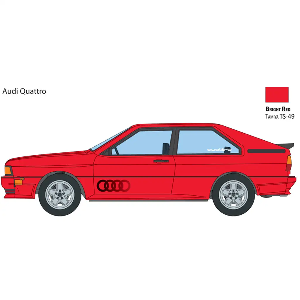 imagen de Italeri 1/24 Audi Quattro coche de modelo 3