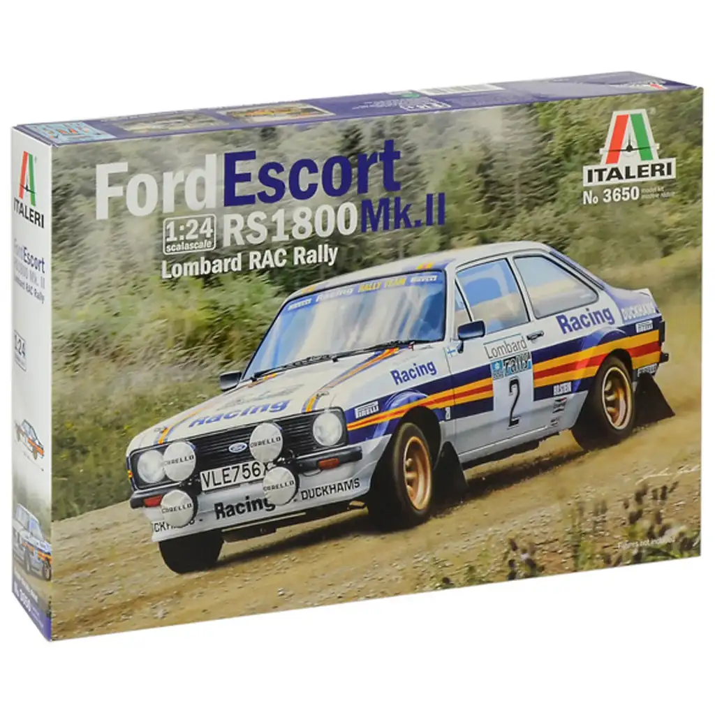 imagen de Italeri 1/24 Ford Escort RS1800 Mk.II Rally maqueta de coche 1