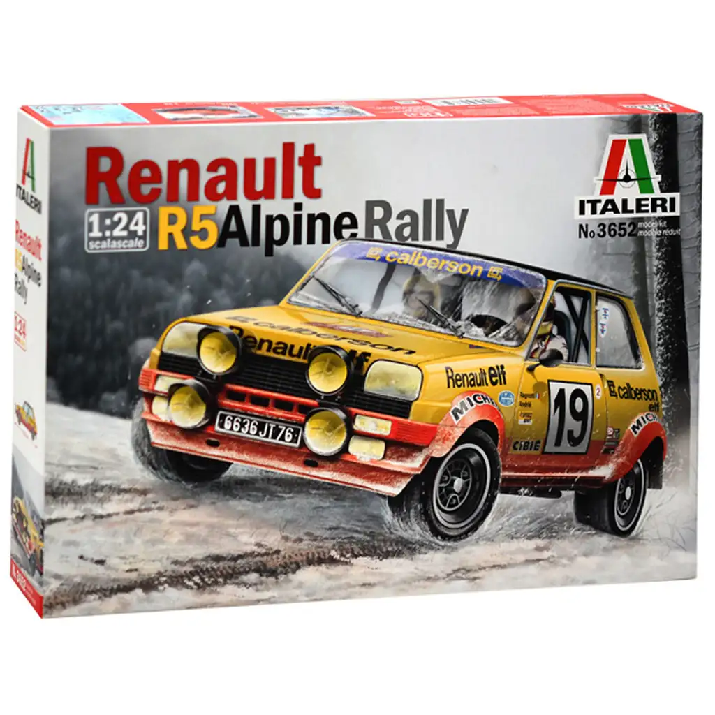 imagen de Italeri 1/24 Renault R5 Alpine Rally maqueta de coche 1