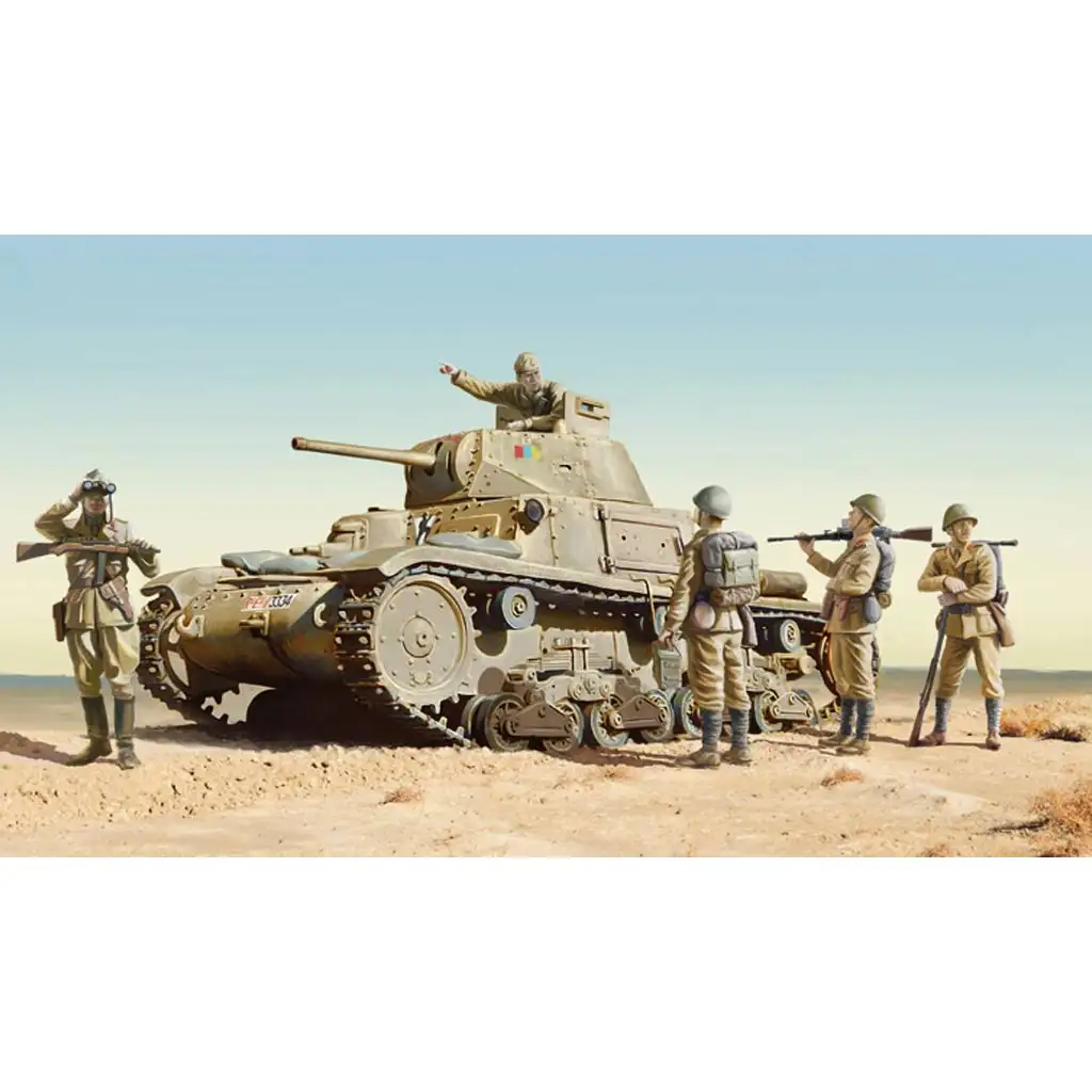 imagen de Italeri 1/35 Carro Armato M14/41 I Serie tanque modelo 9