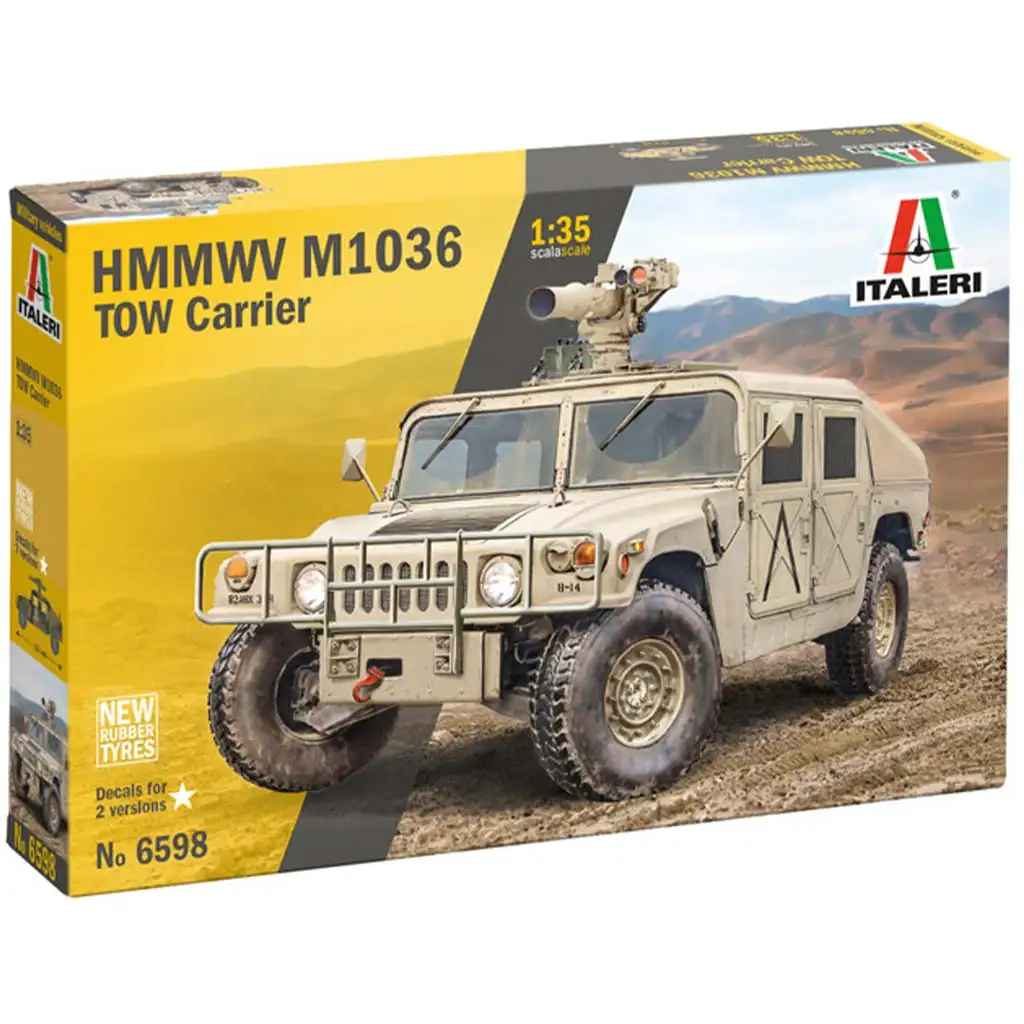 imagen de Italeri 1/35 HMMWV M1036 TOW Carrier vehículo militar maqueta 1