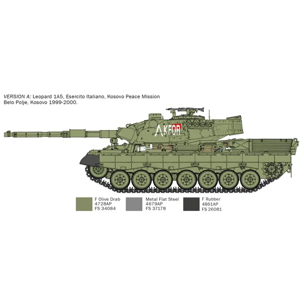 imagen de Italeri 1/35 Leopard 1A5 tanque modelo 3